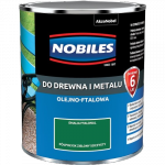 Nobiles olejna 0,7L ZIELONY SOCZYSTY zielona Ftalonal farba olejno-ftalowa drewna metalu betonu emalia