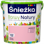 Śnieżka Barwy Natury 2,5L Różana Altanka 132 mat farba do wnętrz ścian sufitów emulsja