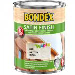 Bondex Satin Finish lakierobejca 0,75L BRZOZA BIAŁA ekstremalnie odporna na warunki atmosferyczne