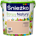 Śnieżka Barwy Natury 2,5L Nadmorskie Piaski 189 mat farba do wnętrz ścian sufitów emulsja