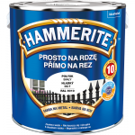 Hammerite Na Rdzę 2,5L BIAŁY RAL9010 POŁYSK hamerite farba szybkoschnąca antykorozyjna gruntoemalia biała