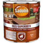 Sadolin Superdeck olej 2,5L MAHOŃ 75 do drewna tarasów mebli ogrodowych mat