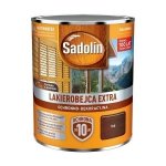 Sadolin Extra lakierobejca 0,75L TEK TIK TEAK 3 PÓŁMAT do drewna fasad domków okien drzwi
