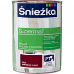 Śnieżka Olejna WIŚNIOWY F595 0,8L Supermal farba olejno-ftalowa drewna metalu emalia połysk