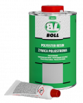 BOLL Żywica Poliestrowa 970g Utwardzacz 30g do wypełniania ubytków wzmacniania usztywniania konstrukcji