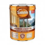 Sadolin Extra lakierobejca 10L BIAŁY SKANDYNAWSKI PÓŁMAT do drewna fasad domków okien drzwi