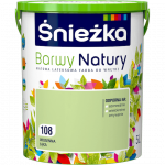 Śnieżka Barwy Natury 5L Wiosenna Łąka 108 mat farba do wnętrz ścian sufitów emulsja