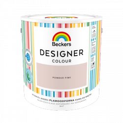 Beckers 2,5L POWDER PINK Designer Colour farba lateksowa mat-owa do ścian sufitów