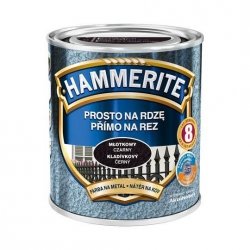 Hammerite Na Rdzę 0,7L CZARNY MŁOTKOWY hamerite farba czarna