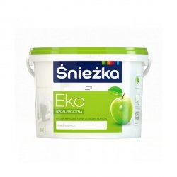 Śnieżka Eko Hipoalergiczna Emulsja 10L Biała Akrylowa biały farba Śnieżnobiała  - TYLKO ODBIÓR OSOBISTY LUB WYSYŁKA NA PALECIE