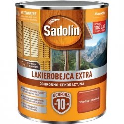 Sadolin Extra lakierobejca 0,75L CZERWIEŃ SZWEDZKA 98 drewna