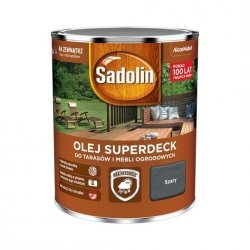 Sadolin Superdeck olej 0,75L SZARY tarasów drewna do