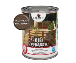 Colorit Olej Do Drewna Tarasów 0,75L PALISANDER BRAZYLIJSKI 750ml mebli ogrodowych desek tarasowych