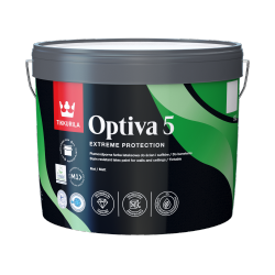 Tikkurila Optiva Matt 5 9L BIAŁA MAT wodorozcieńczalna lateksowa farba akrylowo-kompozytowa do wnętrz ścian i sufitów  - TYLKO ODBIÓR OSOBISTY LUB WYSYŁKA NA PALECIE