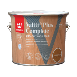 Tikkurila Lakierobejca 2,5L AMBER TEAK tik tek Valtti Plus Complete szybkoschnąca impregnująca