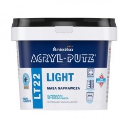Acryl-Putz LT22 Light 750ml szpachla do dziur Masa naprawcza szybkoschnąca