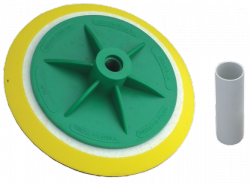 BOLL Uchwyt Mocujący na RZEP 150mm M14 z TULEJĄ do zamocowania futra polerskiego