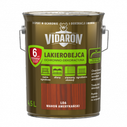 Vidaron Lakierobejca 4,5L L06 Mahoń Amerykański do drewna ochronno-dekoracyjna połysk
