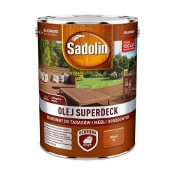 Sadolin Superdeck olej 10L MAHOŃ 75 do drewna tarasów mebli ogrodowych mat