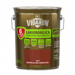 Vidaron Lakierobejca 4,5L L07 Sekwoja Kalifornijska do drewna ochronno-dekoracyjna połysk