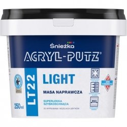 Acryl-Putz LT22 Light 250ml szpachla do dziur Masa naprawcza szybkoschnąca