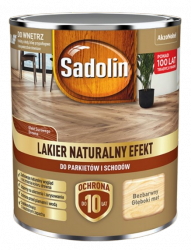 Sadolin Lakier Naturalny Efekt MAT-OWY 2,5L do parkietów podłóg schodów szybkoschnący wodny drewna głęboki