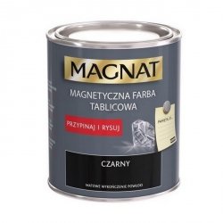 MAGNAT Farba Tablicowa MAGNETYCZNA 0,75L CZARNA mat-owa czarny przyciągająca magnesy
