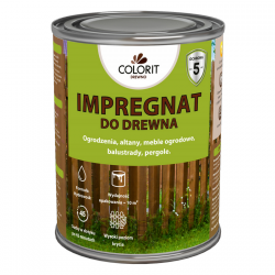 Colorit Impregnat Szybkoschnący 0,75L DĄB drewna do Ochronny wodny płotów altanek