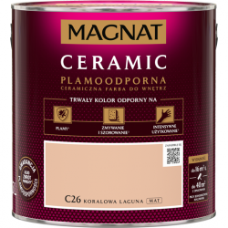 MAGNAT Ceramic 2,5L C26 Koralowa Laguna ceramik ceramiczna farba do wnętrz plamoodporna