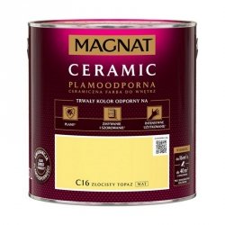 MAGNAT Ceramic 2,5L C16 Złocisty Topaz ceramik ceramiczna farba do wnętrz plamoodporna