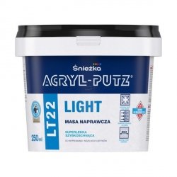 Acryl-Putz LT22 Light 250ml szpachla do dziur Masa naprawcza szybkoschnąca