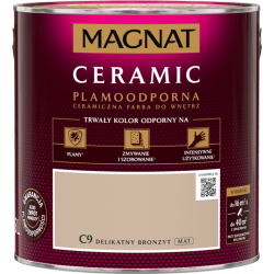 MAGNAT Ceramic 2,5L C9 Delikatny Bronzyt ceramik ceramiczna farba do wnętrz plamoodporna