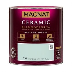 MAGNAT Ceramic 2,5L C38 Szmaragdowa Toń ceramik ceramiczna farba do wnętrz plamoodporna