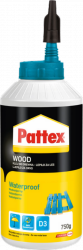 Pattex Wodoodporny klej do drewna 750g BEZBARWNY szybkowiążący elastyczny montażowy