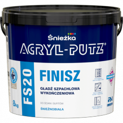 Acryl-Putz Gładź Szpachlowa FS20 8kg gotowa Finish wykończeniowa polimerowa