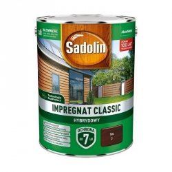 Sadolin Classic impregnat 4,5L TEK TIK TEAK 3 do drewna clasic Hybrydowy płotów altanek fasad