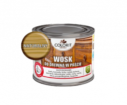 Colorit Wosk do drewna w paście 0,5L NATURALNY BEZBARWNY naturalne woski pszczele Carnauba