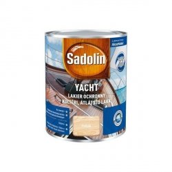 Sadolin Yacht lakier jachtowy 0,75L POŁYSK BEZBARWNY do drewna elastyczny zewnętrzny odporny