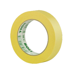 BOLL Taśma ŻÓŁTA Lakiernicza 30mm 50m Papierowa Maskująca Malarska 80 st. C