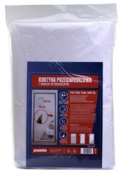 Kurtyna przeciwkurzowa z zamkiem błyskawicznym 215x120cm zbezpiecza przed kurzem oddziela pomieszczenia