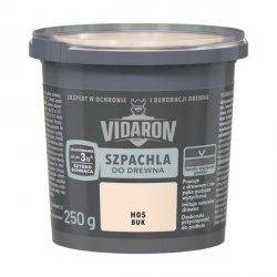 Vidaron Szpachla do Drewna 0,25kg BUK H05 szpachlówka akrylowa gotowa zawiera terpentynę