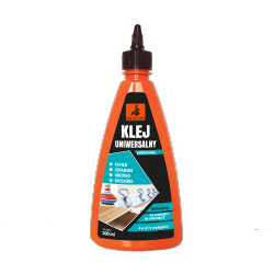 Klej Uniwersalny Styropian Ceramika Drewno 200ml Papier Polimerowy BEZBARWNY 0,2L Dragon