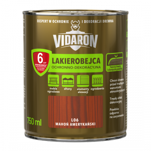 Vidaron Lakierobejca 0,75L L06 Mahoń Amerykański do drewna