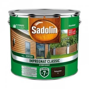 Sadolin Classic impregnat 9L PALISANDER 9 do drewna clasic Hybrydowy płotów altanek fasad