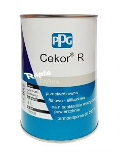 Cekor R 1L farba przeciwrdzewna ftalowo-silikonowa termoodporna