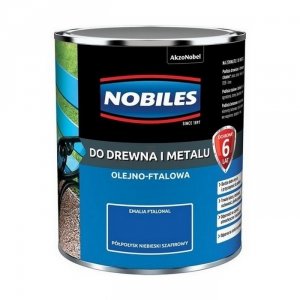 Nobiles olejna 0,7L NIEBIESKI SZAFIROWY Ftalonal farba olejno-ftalowa drewna metalu betonu emalia
