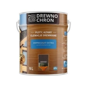 Drewnochron WENGE 9L Impregnat Extra do drewna powłokotwórczy płotów altan elewacji