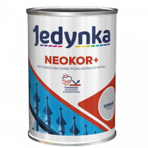 Jedynka Neokor+ 1L ALUMINIOWY unikor minia podkład antykorozyjny farba przeciw rdzy