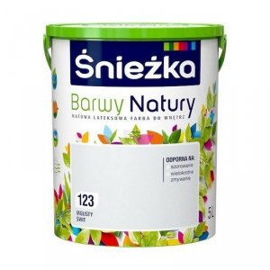 Śnieżka Barwy Natury 5L Mglisty Świt 123 mat farba do wnętrz ścian sufitów emulsja