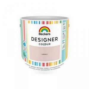 Beckers 2,5L LOVELY Designer Colour farba lateksowa mat-owa do ścian sufitów